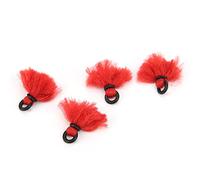 Fly Fishing Float Yarn Strike Indicators 4pcs Easy-to-Adjust Bobbers for Fishing Enthusiasts (Red)
