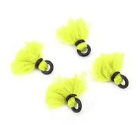 Fly Fishing Floats 4pcs, High Buoyancy Yarn Strike Indicators for Efficient Fish Luring, Perfect for Anglers (Fluorescent Yellow)