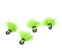 Fly Fishing Floats 4pcs, High Buoyancy Yarn Strike Indicators for Efficient Fish Luring, Perfect for Anglers (Green)