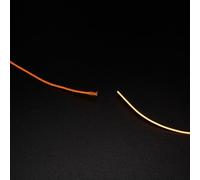 Fly Fishing For Braided Line Loop Connector 10pcs Nylon for Consistent Loop Building on For Braided Lines and Related Accessories (Orange 20lb)