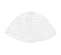 Fly Fishing Landing Net Soft Rubber Mesh Trout Bass Net | Soft rubber mesh prevents fish escape with transparent durable material for trout bass catch and release fishing