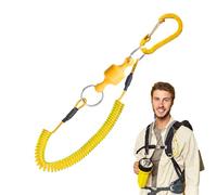 Fly Fishing Lanyard | Fishing Rod Leash - Carabiner Lanyard Tool Quick Release Anti-Slip Holder for Saltwater Landing Ice Wading Boat River