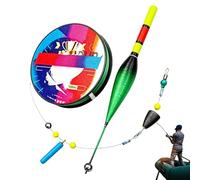 Fly Fishing Line, Abrasion-Resistant with High Visibility, Fishing Set with Automatic Float, for Anglers, Beginners, Men, Outdoor, Saltwater, , Lake, River
