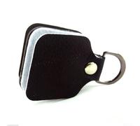 Fly Fishing Line Cleaner Dryer Patch with Leather and Cotton, Dry Flies Holder Case Designed to Keep Flies Dry and Clean on Fishing Trips (A)