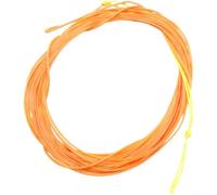 Fly Fishing Line Tenkara PVC Taper 13 Feet with Welded Loops at Each End, Featuring Nylon Polyester Fiber and High Tech Coating for Reliable Performance (orange)