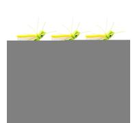 Fly Fishing Lure - Attractors for Bass | 5X Realistic Lures To Catch Locusts To Attract Fish Effectively