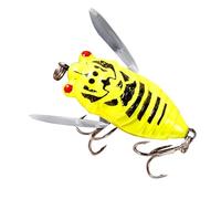 Fly Fishing Lure - Hard Artificial Cicada Style Bait | Small Lightweight Freshwater Fishing Tool for Sea Ponds - Outdoor Fishing Equipment for Trout Bass Water Use
