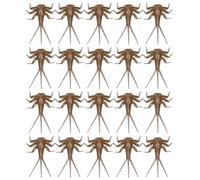 Fly Fishing Lures 20 Pack - Bass Trout Salmon Nymph Bait Hand-Tied Realistic Binding Components, Soft Lure Sortment Kit for Freshwater Rivers, Lakes, Streams, Beginners, Professionals