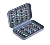 Fly Fishing Lures - Hook Presentation Kit, Imitation Buges Lure Selection | Barbed Streamer Patterns Assortment, Detailed Fly Bait Variants, Multi Style Water Surfaces Strike Tools for Freshwater