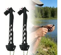 Fly Fishing Magnetic Fly Threader Fishing Accessory for Easy Rigging Tying Magnetic Fly Roost Universal Helper Knot Assist for Threading Hooks Make Flys Tying Simpler (2pcs)