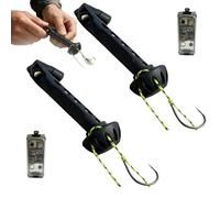 Fly Fishing Magnetic Fly Threader, Fishing Anglers Tippet Threader and Knot Helper for Threading Small Flies and Hooks, Universal Fly Fishing Accessory for Easy Rigging on Water (2PCS)