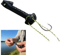Fly Fishing Magnetic Fly Threader, Fishing Anglers Tippet Threader, Fishing Accessory to Easily Rig Small Flies & Tippet on Water, Hands-Free Knot Tying Aid, Works with Most Hooks, Tippets (1pcs)