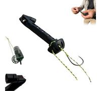 Fly Fishing Magnetic Fly Threader - Fishing Anglers Tippet Threader, Universal Knot Helper Knot Assist for Threading Hooks, Fishing Accessory to Easily Rig Small Flies & Tippet on Water (1 Pcs)