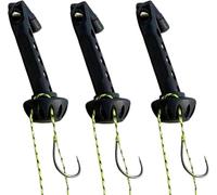 Fly Fishing Magnetic Fly Threader,Hands-Free Knot Tying Aid Compact Tippet Threading Tool for Anglers Fishing Anglers Tippet Threader Magnetic Fly Roost Make Flys Tying Simpler (3Pcs)