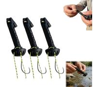 Fly Fishing Magnetic Fly Threader, Universal Knot Helper Knot Assist for Threading Hooks, Fishing Anglers Tippet Threader, Magnetic Fly Roost,Make Flys Tying Simpler