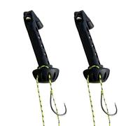 Fly Fishing Magnetic Fly Threader, Universal Knot Helper Knot Assist for Threading Hooks, Fishing Anglers Tippet Threader, Magnetic Fly Roost,Make Flys Tying Simpler (2pcs)