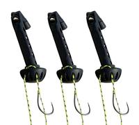 Fly Fishing Magnetic Fly Threader, Universal Knot Helper Knot Assist for Threading Hooks, Fishing Anglers Tippet Threader, Magnetic Fly Roost,Make Flys Tying Simpler (3pcs)