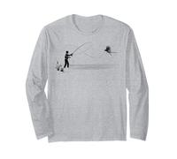 Fly Fishing Mayflies Nymphing Dry Trout Flies Long Sleeve T-Shirt