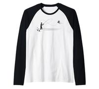 Fly Fishing Mayflies Nymphing Dry Trout Flies Raglan Baseball Tee