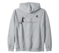 Fly Fishing Mayflies Nymphing Dry Trout Flies Zip Hoodie