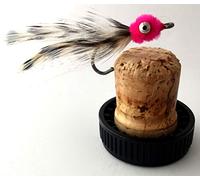 Fly Fishing Mini Puff Pink Sizes 4-8 Pack of 6 Saltwater flies #126