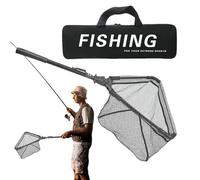 Fly Fishing Net | Foldable Equipment Gear,Fishing Gear Nets | forHusband Father Thanksgiving Christmas Chinese New Year Valentine's Day Boats Kayaks Canoes Stream Rivers
