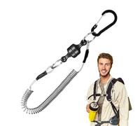 Fly Fishing Net Reel - Magnetic Clip Holder, Retractable Tool Strap, Quick Release Hook | Non-Slip Wading Gear Accessories for Boat, River, Lake, Saltwater, Fishing Box, Organizer, Spu