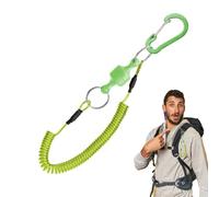 Fly Fishing Net Retractor - Trout Equipment Accessories - Carabiner Lead Quick Release Non-Slip Holder for Saltwater Landing Wadden Boat River