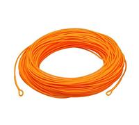 Fly Fishing Premium Quality Line High Floating HOT ORANGE with 2 welded loops WF7/8