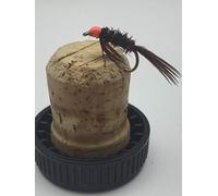Fly Fishing PRIME collection "Diawl Bach Hot Head" x 8 Flies, Size 12 Trout Flies