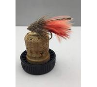 Fly Fishing PRIME collection "ORANGE MARABOU MUDDLER" Lure pack of 10 FLIES size 8 hook