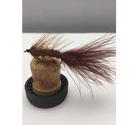Fly Fishing PRIME collection "Wooly Bugger Brown" lures for trout Size 10 Pack of 8 UK Packed