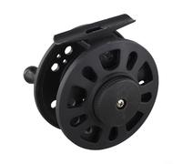 Fly Fishing Reel, ABS Construction, 1+1 Ball Bearings, Left- or Right-Hand Retrieve, Sizes 5/6 / 7/8 / 8/9, Black(5/6)