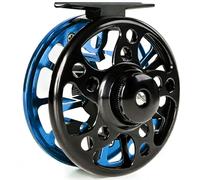 Fly Fishing Reel All Metal CNC Machined 2+1BB 3/4WT Interchangea Lightweight Pesca Fishing Wheel Accessories Tackle (Blue 3/4)