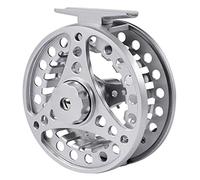 Fly Fishing Reel, Fly Reel 3/4 5/6 7/8 Aluminum AlloyManualLightweight 2+1BB Bearing Fly Fishing Reel HandSpinning WheelFly Fishing Reel Fishing Accessory(Silver7 8)