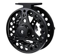Fly Fishing Reel, Fly Reel 3/4 5/6 7/8 Aluminum AlloyManualLightweight 2+1BB Bearing Fly Fishing Reel HandSpinning WheelFly Fishing Reel Fishing Accessory(Black 3 4)