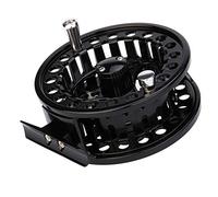 Fly Fishing Reel, Fly Reel Fly Reel Large Arbor Silver Black Aluminum Single Action - Large Arbor Fly Fishing Reel 28mm(1,7000 Series)