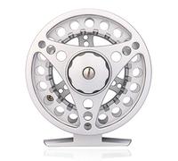 Fly Fishing Reel, Fly Reel Fly Reel Large Arbor Silver Black Aluminum Single Action - Large Arbor Fly Fishing Reel 28mm(2,7000 Series)