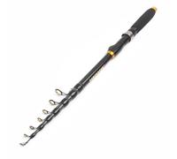 Fly Fishing Rod Carbon Fiber Fishing Rod Super Short Pocket Portable Pole Telescopic Carp Trout Beach Fishing Fishing Gear Accessories(2.7m)