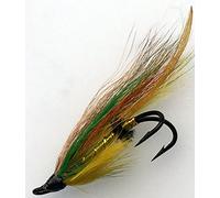 Fly Fishing Salmon Flies GREEN HIGHLANDER Doubles sizes 4-12 Pack of 8 flies PACK #162