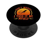 Fly Fishing Sunset Humor Design PopSockets Adhesive PopGrip