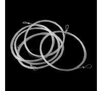 Fly Fishing Tapered Leader Line, 9FT Length, 5pcs Pack, Clear, Nylon Material (4X)