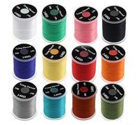 Fly Fishing Thread Kit 140D 6-12 Spools Bobbin Ready | 140D nylon strength, ideal for dry wet flies, nymphs, midge patterns, tying material
