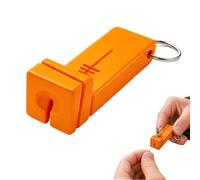 Fly Fishing Threader - Portable 4-Slot Knot Assist with Keychain,Magnetic Fly Threading Tool,for Beginner Anglers Enthusiasts Saltwater Streams Lakes Rivers Outdoor