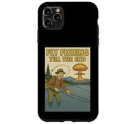 Fly Fishing Till the End - Retro Atomic Age Comic Art Case for iPhone 11 Pro Max