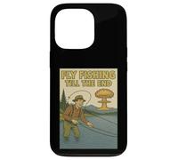 Fly Fishing Till the End - Retro Atomic Age Comic Art Case for iPhone 13 Pro