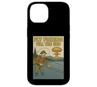 Fly Fishing Till the End - Retro Atomic Age Comic Art Case for iPhone 14