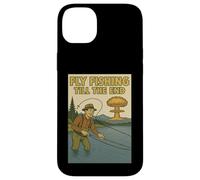 Fly Fishing Till the End - Retro Atomic Age Comic Art Case for iPhone 14 Plus