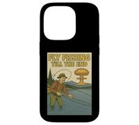Fly Fishing Till the End - Retro Atomic Age Comic Art Case for iPhone 14 Pro