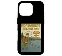 Fly Fishing Till the End - Retro Atomic Age Comic Art Case for iPhone 16 Pro